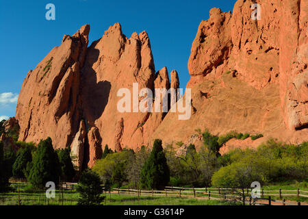Garten der Götter Colorado Springs Stockfoto