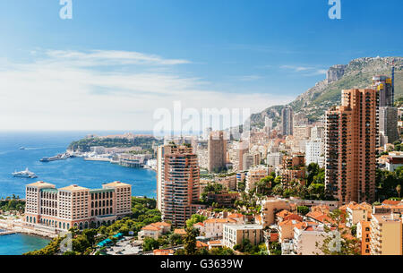 Panorama von Monte Carlo Stockfoto