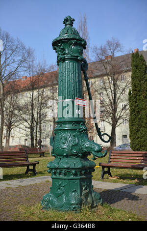 Wasserpumpe, Grazer Platz, Schöneberg, Berlin, Deutschland / Schöneberg Stockfoto