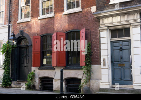 Dennis trennt "18 Folgate Straße in Spitalfields, London. Stockfoto