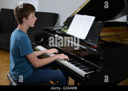 Art, Klavier, Spiel Stockfoto