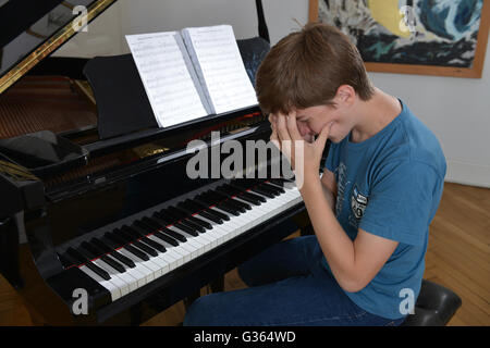 Art, Klavier, Spiel Stockfoto