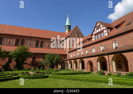 Hof, Cecilenhaus, Klosterkirche St. Marys, Kloster Lehnin, Brandenburg, Deutschland Stockfoto