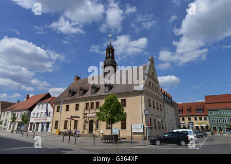 Rathaus, Bad Belzig, Brandenburg, Deutschland Stockfoto