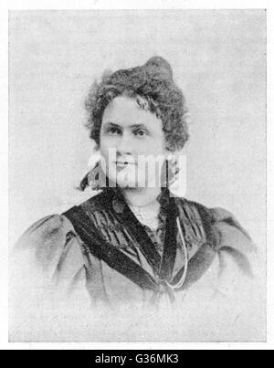Italienische medizinische Doktor MARIA MONTESSORI (1870-1952) und Pädagoge, erste Frau in Italien ein Medizinstudium zu erhalten; Pionierarbeit Kind Erziehungsmethoden. Stockfoto