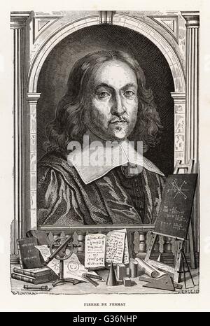 Pierre de Fermat, französischer Anwalt und Mathematiker Stockfoto