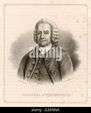 Emanuel Swedenborg, schwedischer Ingenieur und Mystiker Stockfoto