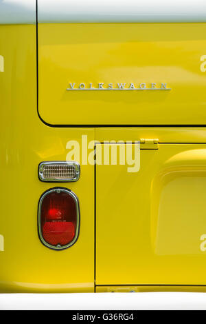 1968 VW Volkswagen split Screen Camper van hinten Stockfoto