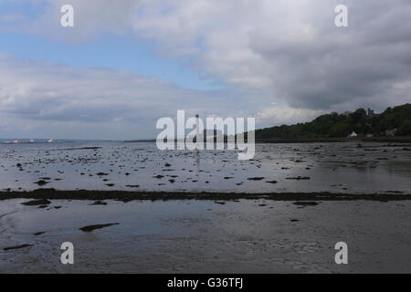 Longannet Kraftwerk bei Ebbe Schottland Mai 2016 Stockfoto