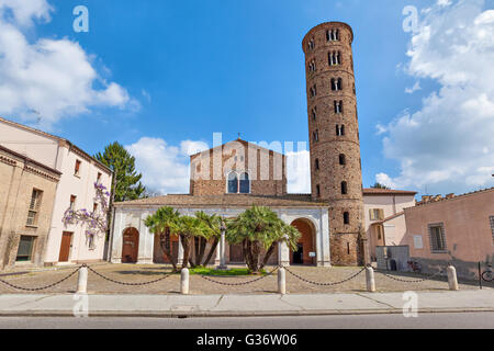 Basilica di Sant Apollinare Nuovo - Kirche aus dem 6. Jahrhundert, Ravenna, Italien Stockfoto