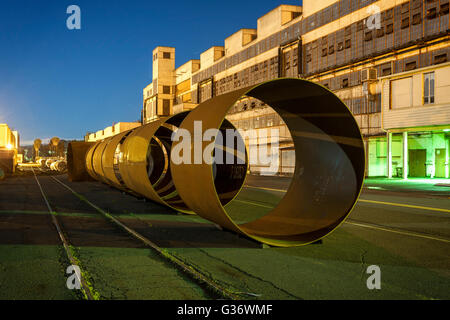 Mare Insel Conduit Infrastrukturänderungen. Stockfoto