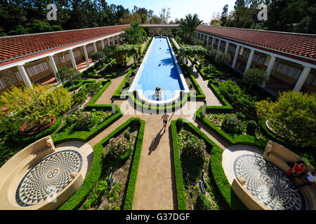 Los Angeles, 28. September: Die berühmte Getty Villa am SEP 28, 2014 in Los Angeles Stockfoto