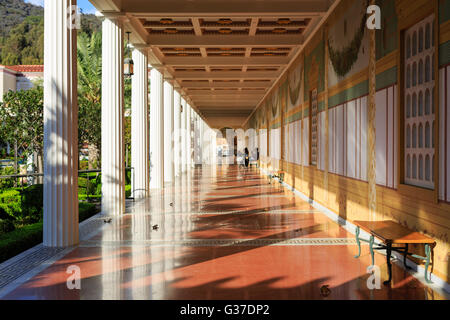 Los Angeles, 28. September: Die berühmte Getty Villa am SEP 28, 2014 in Los Angeles Stockfoto