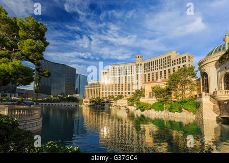 AUG 5, Las Vegas: Die berühmten Bellagio Hotel und Casino am 5. August 2015 in Las Vegas, Nevada Stockfoto