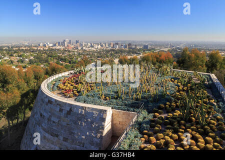 FEB 11, Los Angeles: Das berühmte Getty Center auf 11. Februar 2015 in Los Angeles Stockfoto