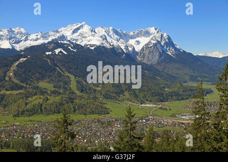 Deutschland, Bayern, Alpen, Garmisch-Partenkirchen, Zugspitze, Stockfoto