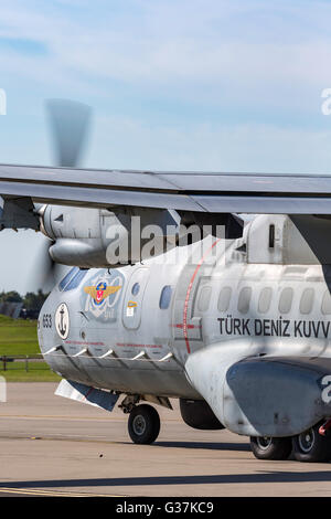 Türkische Marine (Türk Deniz Kuvvetleri) Airtech (CASA) CN-235-100MPA Seefernaufklärer. Stockfoto