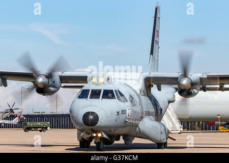 Türkische Marine (Türk Deniz Kuvvetleri) Airtech (CASA) CN-235-100MPA Seefernaufklärer. Stockfoto