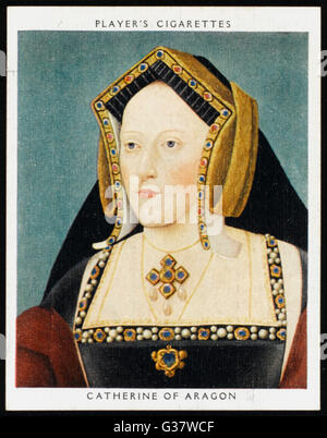 Katharina von ARAGON (1485-1536) erste Königin von Heinrich VIII. Stockfoto