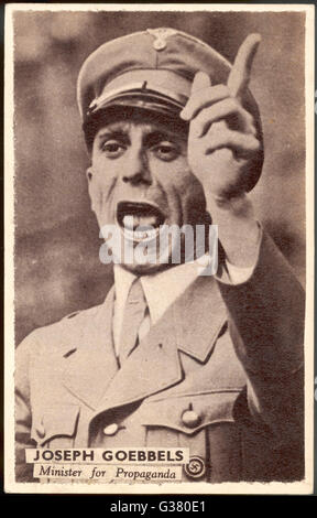 PAUL JOSEPH GOEBBELS Stockfoto