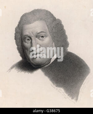 DR SAMUEL JOHNSON Schriftsteller und Lexikograph in etwa 1777 Datum: 1709-1784 Stockfoto