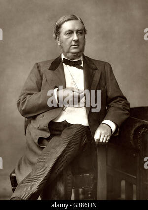 Sir William Vernon Harcourt - britischer Staatsmann, 1890.      Datum: 1827-1904 Stockfoto