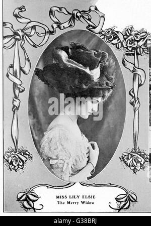 MERRY WITDOW HAT 1907 Stockfoto