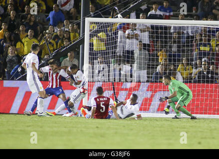 Los Angeles, Kalifornien, USA. 7. Juni 2016. Die Copa America Fußballspiel zwischen Kolumbien und Paraguay im Rose Bowl in Pasadena, Kalifornien, 7. Juni 2016. Kolumbien 2: 1 gewonnen. © Ringo Chiu/ZUMA Draht/Alamy Live-Nachrichten Stockfoto