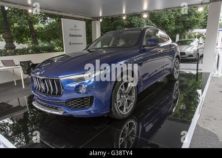 Turin, Italien. 9. Juni 2016. Turin-Auto-Show, vom 8. bis 12 th Juni 2016. Maserati Levante Credit: RENATO VALTERZA/Alamy Live-Nachrichten Stockfoto