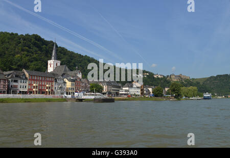 St. Goar, Rheinland-Pfalz, Deutschland Stockfoto