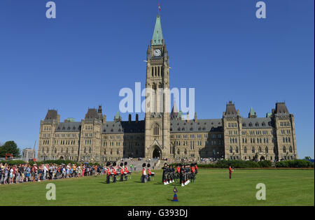 Parlamentsgebäude, Ottawa, Ontario, Kanada Stockfoto