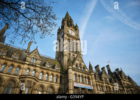 Manchester Town Hall Architekt Eigenschaft Detaileigenschaften Bebauung Struktur Eigenschaft architektonischen Design stunnin Stockfoto