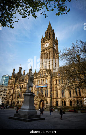 Manchester Town Hall Architekt Eigenschaft Detaileigenschaften Bebauung Struktur Eigenschaft architektonischen Design stunnin Stockfoto