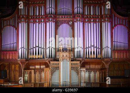 Manchester University Whitworth gotische beeindruckenden Innenraum Hallenbereich Whitworth Halle ist nach Mancunian Industrialis benannt. Stockfoto