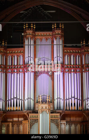 Manchester University Whitworth gotische beeindruckenden Innenraum Hallenbereich Whitworth Halle ist nach Mancunian Industrialis benannt. Stockfoto