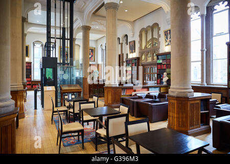 Universität Manchester 1890 erbaute Bistro Bistro Café innen Christie als Studie Reformpädagogik, Christies Librar Stockfoto