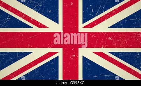 Großbritannien-Flagge Stock Vektor