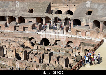 Kolosseum, Piazza del Colosseo, Rom, Italien Stockfoto