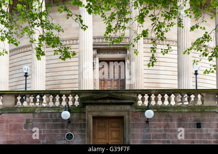 Picton Lesesaal, Liverpool, entworfen von Cornelius Sherlock. Stockfoto