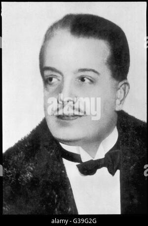 Sergei Pawlowitsch Diaghilev - Russischer Kunstkritiker und Impresar Stockfoto