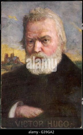 VICTOR HUGO, französischer Schriftsteller im Alter Datum: 1802-1885 Stockfoto