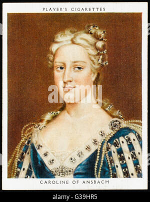 CAROLINE von ANSBACH Königin von George II, Tochter von John Frederick, Markgraf von Brandenburg - Ansbach-Datum: 1683-1737 Stockfoto