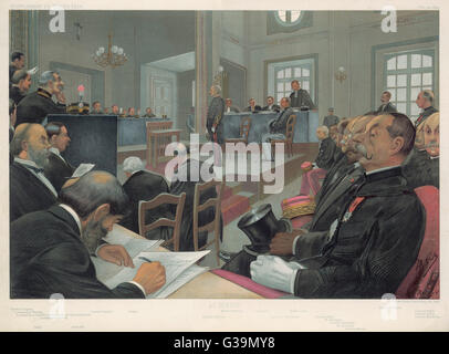 DREYFUS-STUDIE/1899 Stockfoto