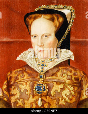 Königin Maria i. TUDOR (1516-1558) 1553-1558 herrschte Stockfoto