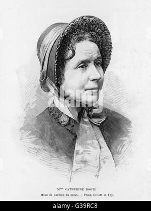 CATHERINE BOOTH Co-Gründer der Heilsarmee mit ihr Ehemann William Date: 1829-1890 Stockfoto