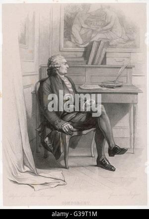 MARQUIS DE CONDORCET Stockfoto