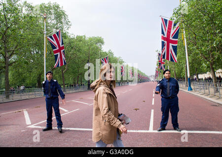 Metropolitan Police, freiwillige Polizeikadetten (VPC) Stockfoto