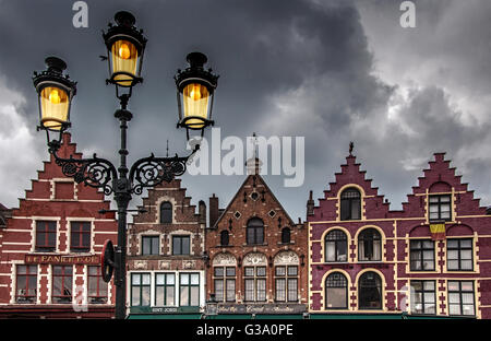 Hauptplatz in Brügge Stockfoto