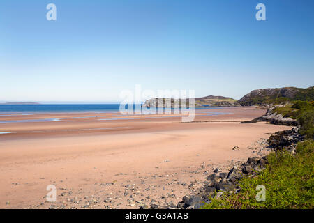 Wenig Gruinard Strand Gruinard Bay. Wenig Gruinard, Ross und Cromarty, Schottland. Stockfoto
