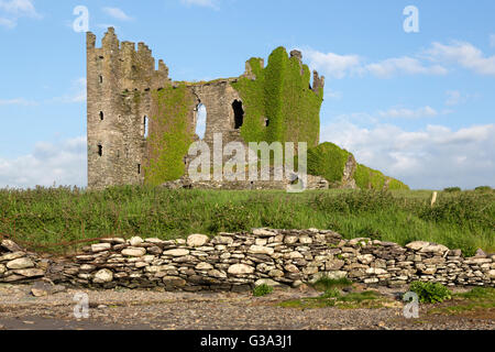 Ballycarberry Burg, in der Nähe von Cahersiveen, Ring of Kerry, Irland Stockfoto